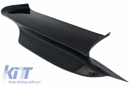 Szénszálas splitter BMW 3 E90 E91 4/5 ajtós 05-08 M-tech lökhárítós modellekhez-image-6050938