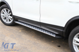 Tablas de correr Pasos laterales para Nissan Qashqai SUV J11 2014-2016-image-6069413
