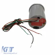 Tachometer R.P.M. Prosport Diamond Mirror Look Smoke 52mm 90 Scale With 7 Colors-image-6300811