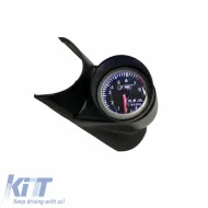 Tachometer R.P.M. Prosport Diamond Mirror Look Smoke 52mm 90 Scale With 7 Colors-image-6300812