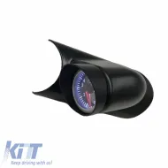 Tachometer R.P.M. Prosport Diamond Mirror Look Smoke 52mm 90 Scale With 7 Colors-image-6300813