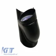 Tachometer R.P.M. Prosport Diamond Mirror Look Smoke 52mm 90 Scale With 7 Colors-image-6300815