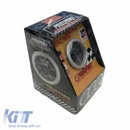 Tachometer R.P.M. Prosport Diamond Mirror Look Smoke 52mm 90 Scale With 7 Colors-image-6300817
