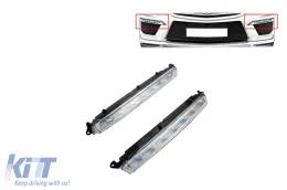 image-9-Tagfahrlichter geeignet für A Design Stoßstange an Mercedes ML W166 2011-2015/GL X166 2012-2015