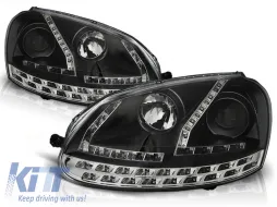image-58-TAGFAHRLICHTER SCHWARZ geeignet für VW GOLF 5 03-08