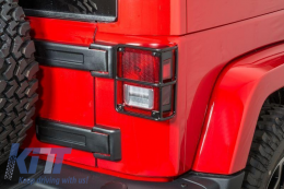 Tail Lamp Lighting Guard Cover Trim suitable for JEEP JK (2007-2017)-image-6000439