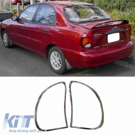 Tail Light Covers Chrome suitable for Daewoo Lanos Sedan 02-08 2 Pcs