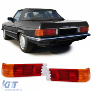 Tail light lens set EU version for Mercedes SL R107 SLC C107