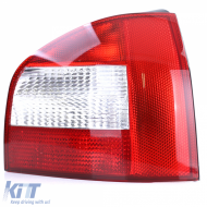 Tail light red white right suitable for Audi A3 8L facelift 00-03-image-6209258