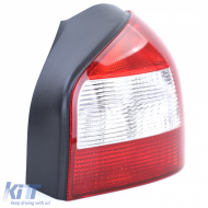 Tail light red white right suitable for Audi A3 8L facelift 00-03-image-6209259