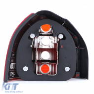 Tail light red white right suitable for Audi A3 8L facelift 00-03-image-6209261