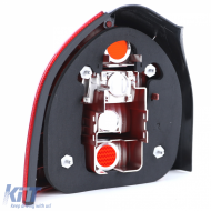 Tail light red white right suitable for Audi A3 8L facelift 00-03-image-6209262