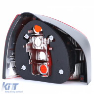 Tail light red white right suitable for Audi A3 8L facelift 00-03-image-6209263