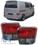 image-72-Tail light set red black crystal fits VW Bus Transporter T4 1990-2003
