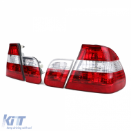 Tail light set red clear fits 3 Series BMW E46 sedan facelift 2001-2005-image-6257146