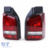 Tail light set red smoke for VW T5.2 Facelift Bus Transporter Multivan 09-15