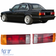 Tail light set right + left suitable for 3 Series BMW E30 82-87 pre-facelift - ODTLB6025198