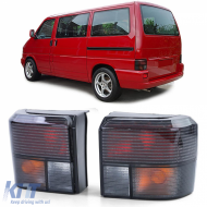 Tail lights Black Smoke Pair for VW T4 Bus Transporter Caravelle 90-03 - ODTLV6013511