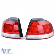 Tail lights outer parts pair left right for VW Golf 6 sedan 5K1 AJ5 08-12 - ODTLV6012941