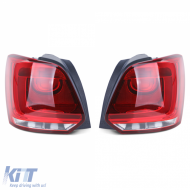 Tail lights rear lights pair right left for VW Polo 6R 09-14 - ODTLV6012459