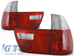 TAIL LIGHTS RED WHITE fits BMW X5 E53 09.99-06 - TTTLB6028595