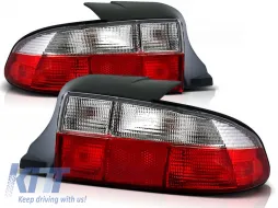 image-4-TAIL LIGHTS RED WHITE fits BMW Z3 01.96-99 ROADSTER