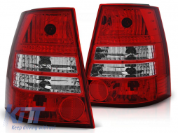 TAIL LIGHTS RED WHITE fits VW GOLF 4 / BORA 99-06 VARIANT