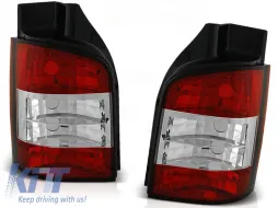 image-11-TAIL LIGHTS RED WHITE fits VW T5 04.03-09