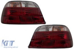 Tail Lights suitable for BMW 7 Series E38 (06.1994-07.2001) Red Clear - TLBME38RCC