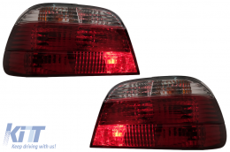 Tail Lights suitable for BMW 7 Series E38 (06.1994-07.2001) Red Clear-image-6083966