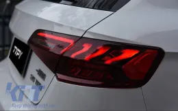 Tailights Set suitable for Audi A3 8V 2013-2019 Sportback Led Bar Red/Smoke-image-6322733