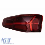 Tailights Set suitable for Audi A6 C7 11-15 Led Bar Dynamic Red/Crystal Eagle Eyes-image-6291180