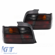 Tailights Set suitable for BMW 3 E36 Sedan 12.90-08.99 Smoke Depo