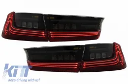 Tailights Set Suitable for BMW 3 G20 18-22 Sedan Laser Look Red/Smoke Vland-image-6324939