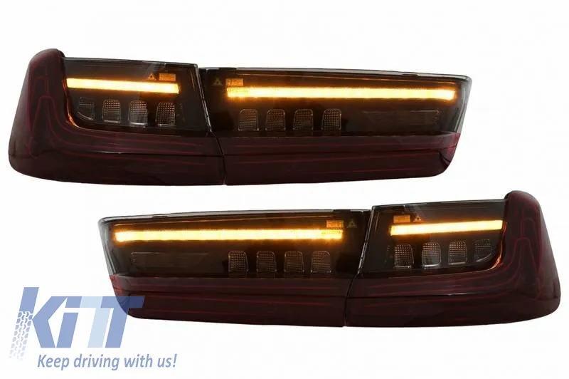 Tailights Set Suitable for BMW 3 G20 18-22 Sedan Laser Look Red/Smoke Vland