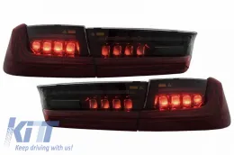 Tailights Set Suitable for BMW 3 G20 18-22 Sedan Laser Look Red/Smoke Vland-image-6324942