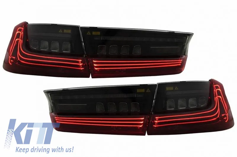 Tailights Set Suitable for BMW 3 G20 18-22 Sedan Laser Look Red/Smoke Vland