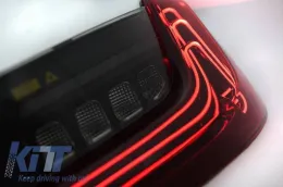 Tailights Set Suitable for BMW 3 G20 18-22 Sedan Laser Look Red/Smoke Vland-image-6325195