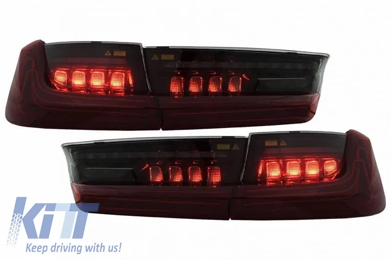 Tailights Set Suitable for BMW 3 G20 18-22 Sedan Laser Look Red/Smoke Vland
