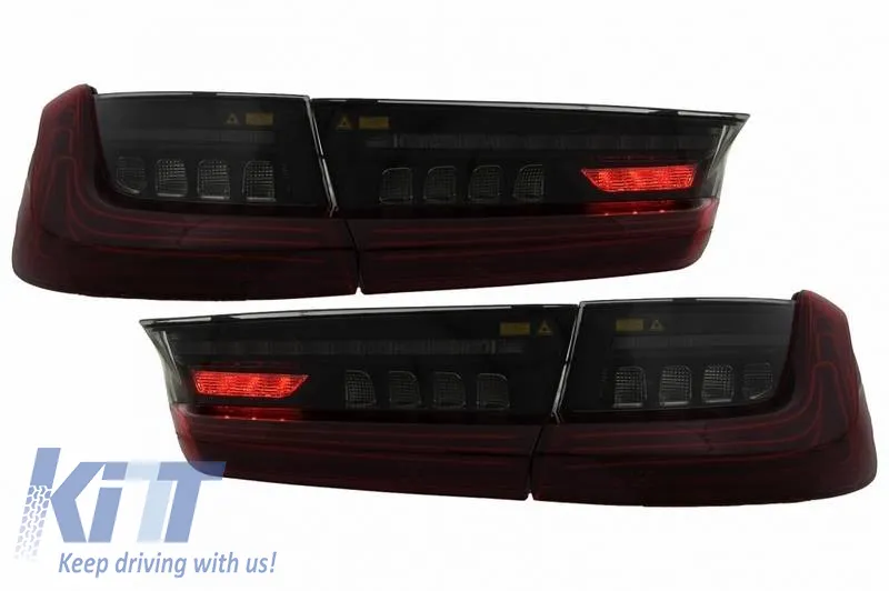 Tailights Set Suitable for BMW 3 G20 18-22 Sedan Laser Look Red/Smoke Vland