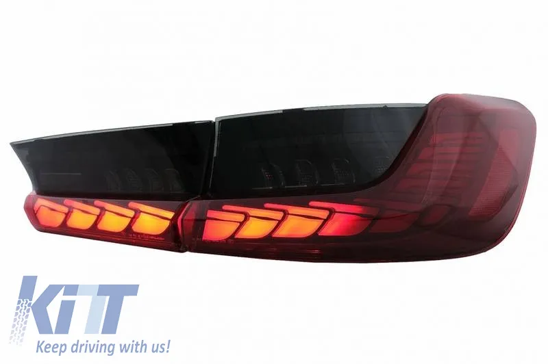 Tailights Set Suitable for BMW 3 G20 G28 M3 G80 18-22 Sedan Dynamic Signal Red/Smoke Vland