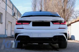 Tailights Set Suitable for BMW 3 G20 G28 M3 G80 18-22 Sedan Dynamic Signal Red/Smoke Vland-image-6324928