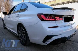 Tailights Set Suitable for BMW 3 G20 G28 M3 G80 18-22 Sedan Dynamic Signal Red/Smoke Vland-image-6325192
