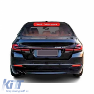 Tailights Set Suitable for BMW 5 F10 / F18 11-17 G30 Look Full LED Bar With Center Light Dynamic Corner