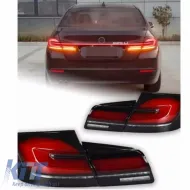 Tailights Set Suitable for BMW 5 F10 / F18 11-17 G30 Look Full LED Bar With Center Light Dynamic Corner-image-6313678