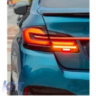 Tailights Set suitable for BMW 5 F10 / F18 11-17 G30 Look Full LED Bar With Center Light Dynamic Carner-image-6314687