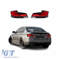 Tailights Set suitable for BMW 5 F10 / F18 11-17 G30 Look Full LED Bar With Center Light Dynamic Carner
