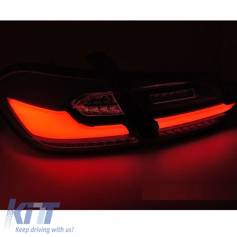 Tailights Set suitable for Ford Fiesta RS 2017-2021 Led Bar Red Smoke JunYan