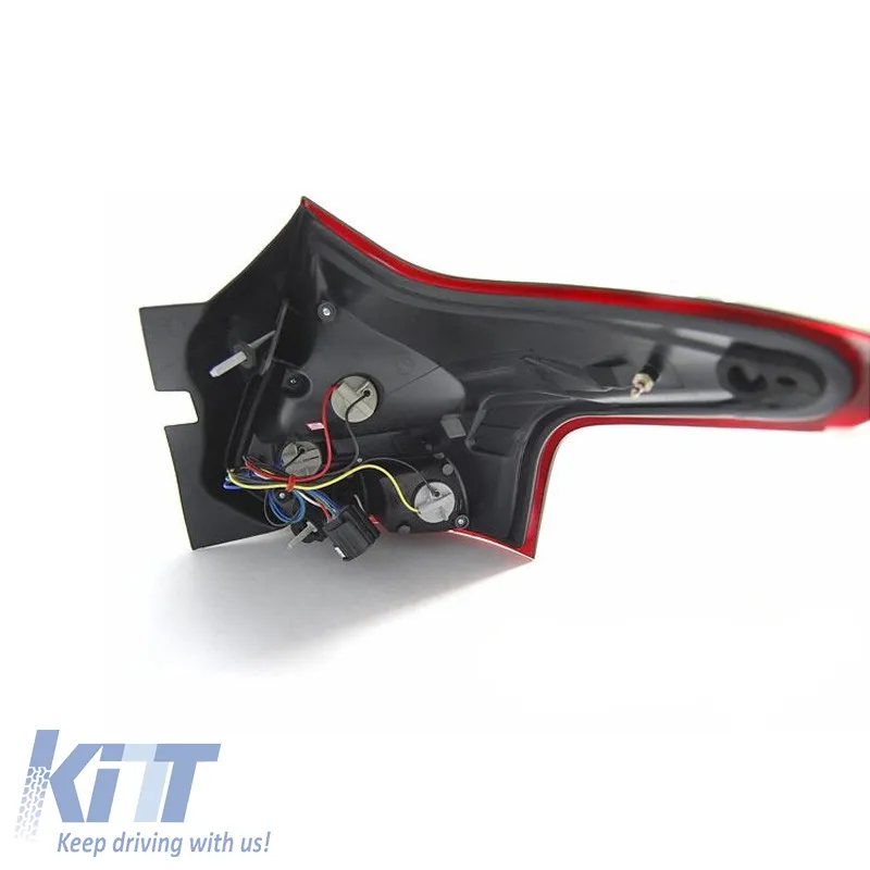 Tailights Set suitable for Ford Focus 11-14 Hatchback Led Bar Red/Smoke JunYan