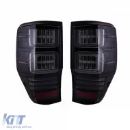 Tailights Set Suitable for Ford Ranger 12-18 LED Bar Dynamic Black Full LED VLand-image-6291656